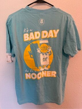 High Noon Teal Graphic Short-Sleeve Tee - "It's a Bad Day to Be a Nooner"